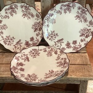 Ceramic Appetizer Plates - set of 4